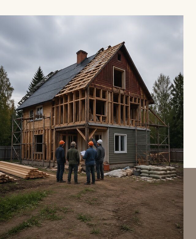 Реконструкция дачного дома в Невинномысске под ключ с проектом