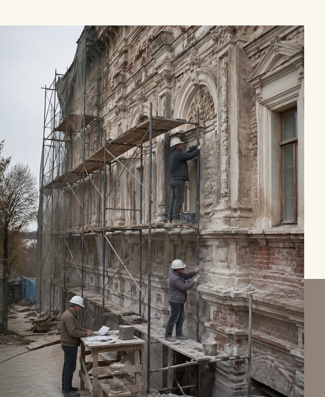 Реставрация объектов культурного наследия под ключ в Невинномысске