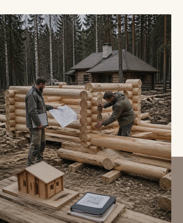 Проектирование и строительство домов из бревна в Невинномысске
